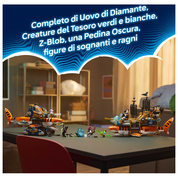 Lego, Carro Squalo Tigre, Dreamzzz 71515, Set costruzioni, 1548 Pezzi