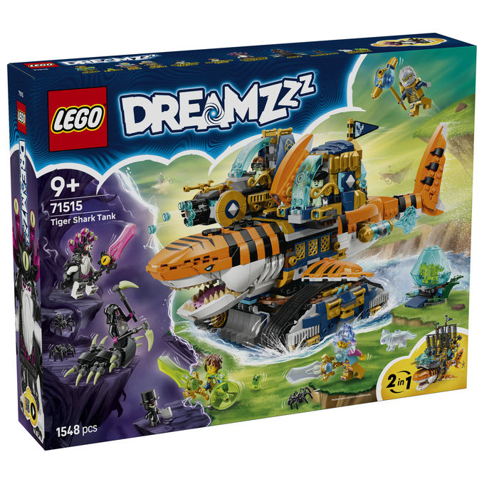 Lego, Carro Squalo Tigre, Dreamzzz 71515, Set costruzioni, 1548 Pezzi