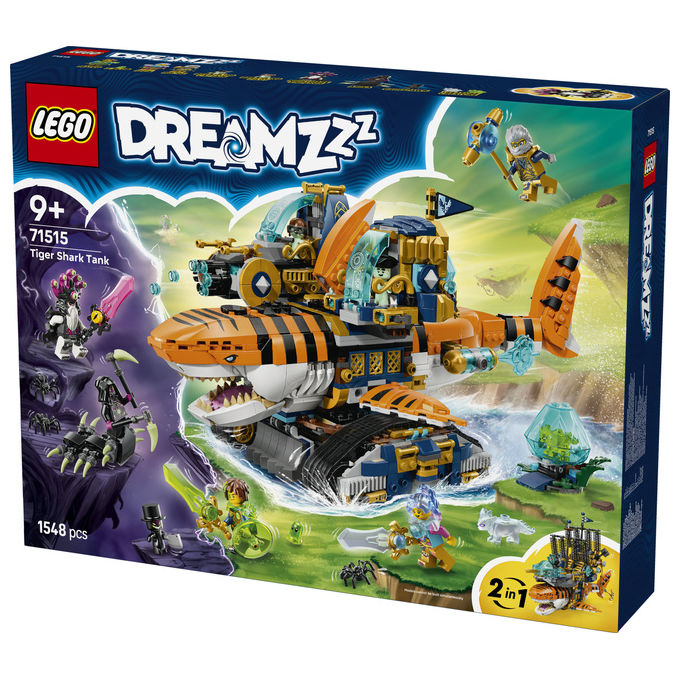Lego, Carro Squalo Tigre, Dreamzzz 71515, Set costruzioni, 1548 Pezzi