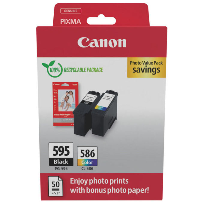 Canon 7171C004 Cartuccia d'inchiostro Originale Nero Ciano Magenta Giallo Confezione da 2 pz colore Nero Ciano Magenta Giallo