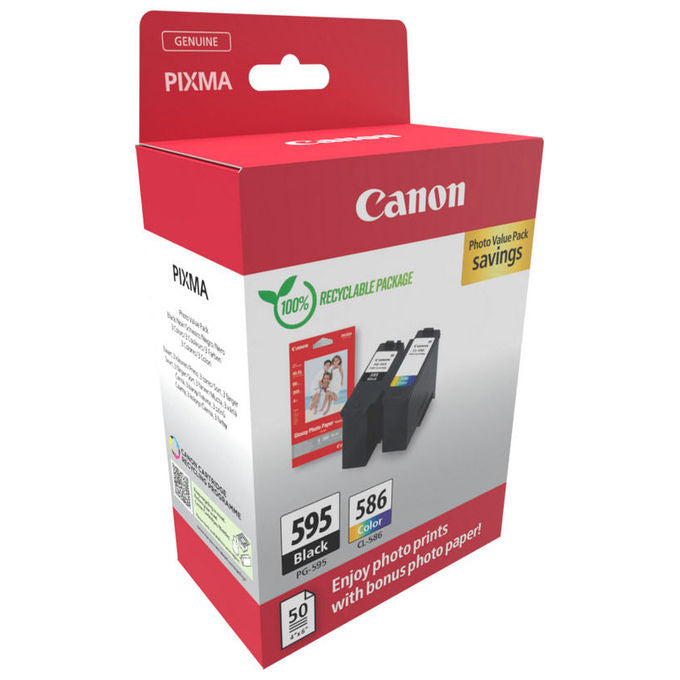 Canon 7171C004 Cartuccia d'inchiostro Originale Nero Ciano Magenta Giallo Confezione da 2 pz colore Nero Ciano Magenta Giallo