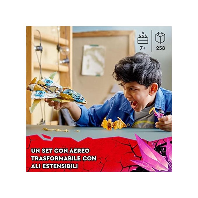 LEGO Il jet dragone d'oro di Zane