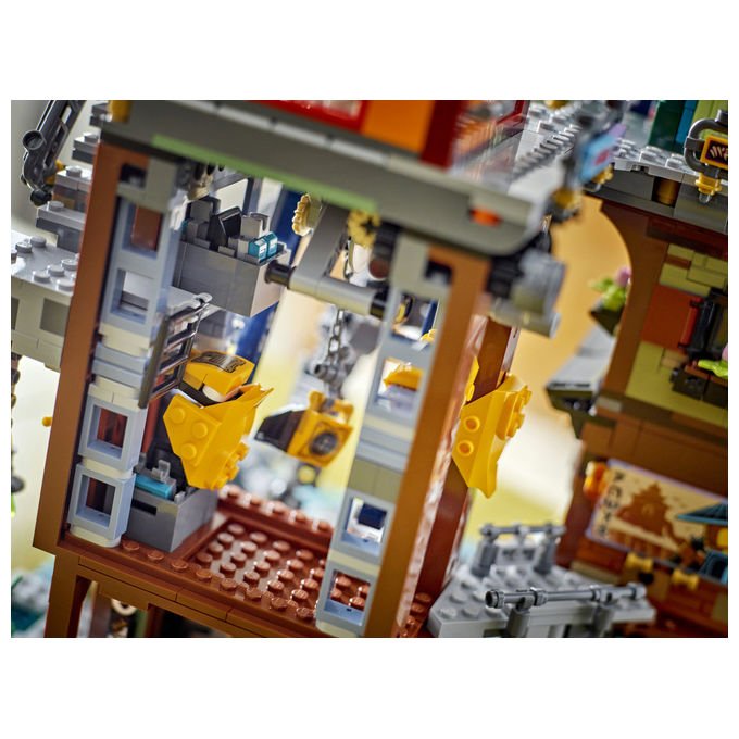 Lego NINJAGO 71837 Laboratori di City Set di costruzioni 3244 pezzi 10 minifigure Mech personalizzabile
