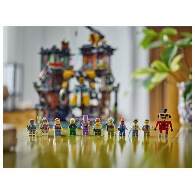Lego NINJAGO 71837 Laboratori di City Set di costruzioni 3244 pezzi 10 minifigure Mech personalizzabile