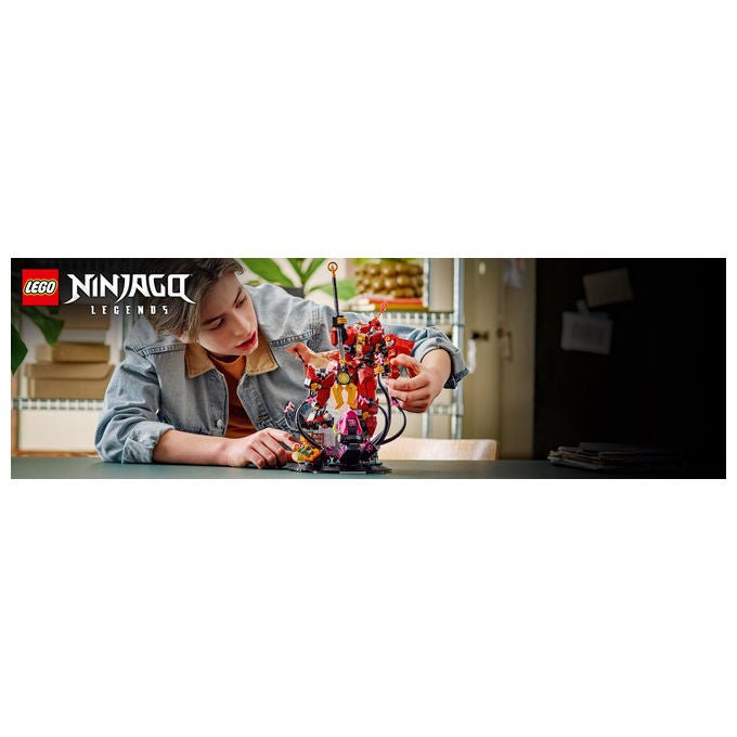 Lego 71846 Ninjago Set da Costruzione Mech Cavaliere del Fuoco con Minifigure e Mostro Marino 996 pezzi colore Multicolore