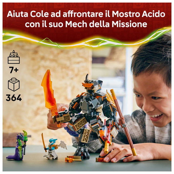LEGO, Ninjago Mech della Missione di Cole e Drago Zane, Set costruzioni