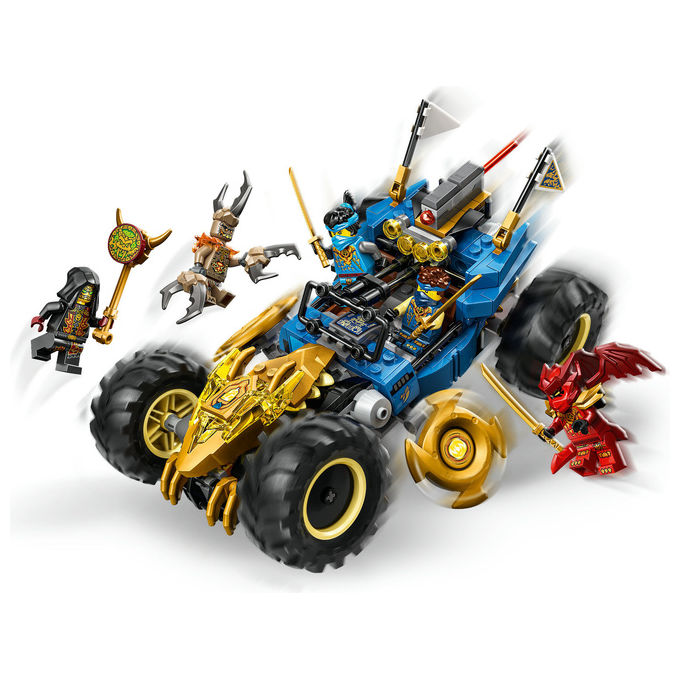 LEGO, Ninjago Auto Mutaforma di Jay, Set costruzioni unisex, 387 Pezzi
