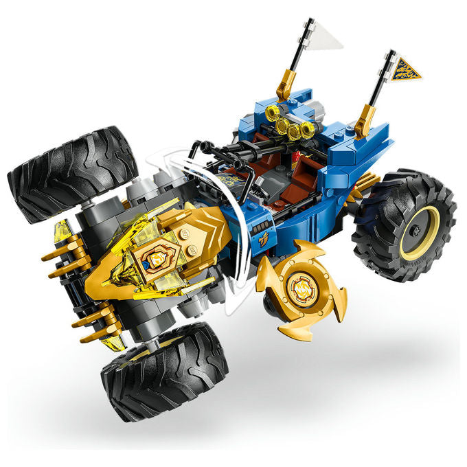 LEGO, Ninjago Auto Mutaforma di Jay, Set costruzioni unisex, 387 Pezzi