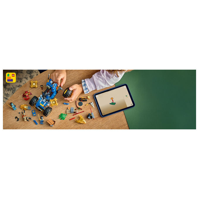 LEGO, Ninjago Auto Mutaforma di Jay, Set costruzioni unisex, 387 Pezzi