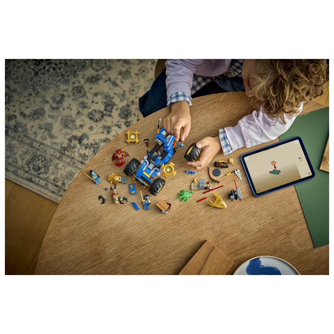 LEGO, Ninjago Auto Mutaforma di Jay, Set costruzioni unisex, 387 Pezzi