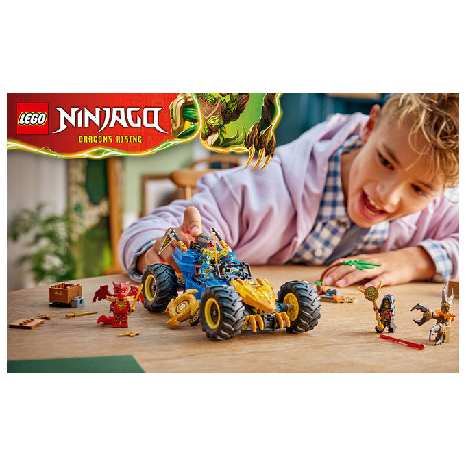 LEGO, Ninjago Auto Mutaforma di Jay, Set costruzioni unisex, 387 Pezzi