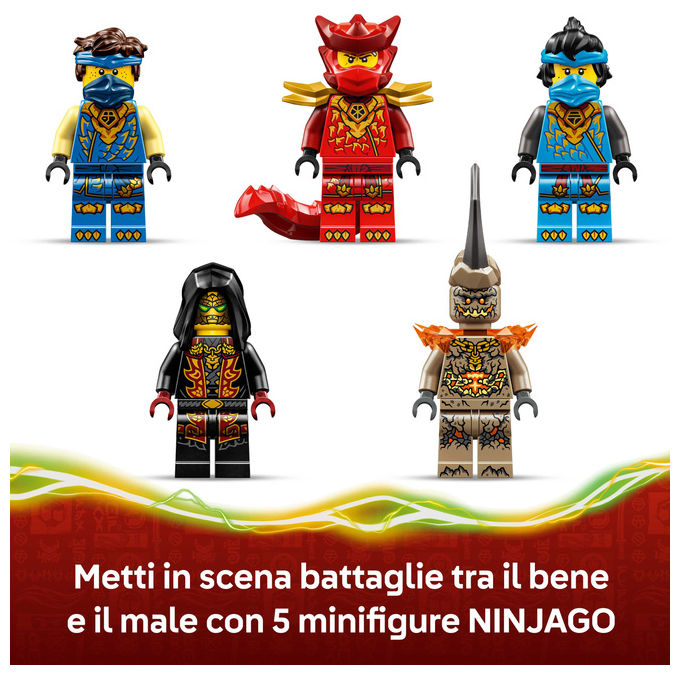 LEGO, Ninjago Auto Mutaforma di Jay, Set costruzioni unisex, 387 Pezzi