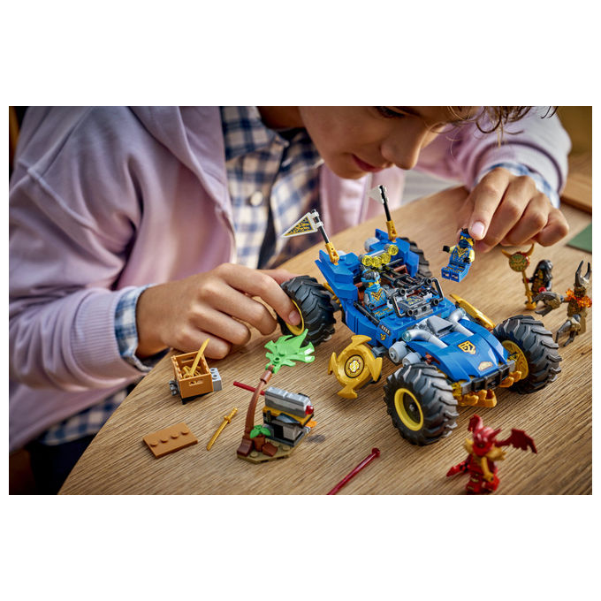 LEGO, Ninjago Auto Mutaforma di Jay, Set costruzioni unisex, 387 Pezzi