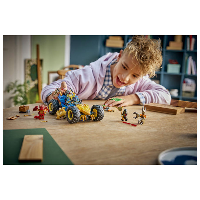 LEGO, Ninjago Auto Mutaforma di Jay, Set costruzioni unisex, 387 Pezzi