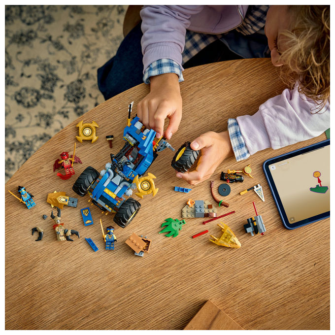 LEGO, Ninjago Auto Mutaforma di Jay, Set costruzioni unisex, 387 Pezzi