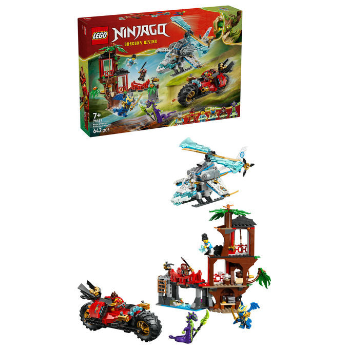 Lego, Battaglia alla Casa sull'Albero con Veicolo Ninja, Set Ninjago 71857