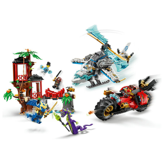 Lego, Battaglia alla Casa sull'Albero con Veicolo Ninja, Set Ninjago 71857
