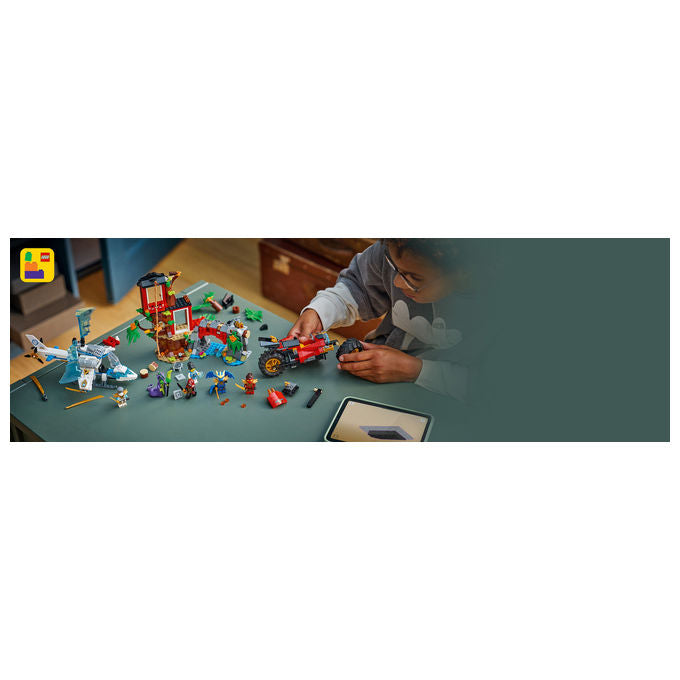 Lego, Battaglia alla Casa sull'Albero con Veicolo Ninja, Set Ninjago 71857