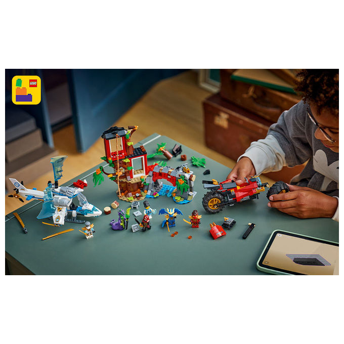 Lego, Battaglia alla Casa sull'Albero con Veicolo Ninja, Set Ninjago 71857