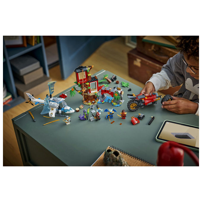 Lego, Battaglia alla Casa sull'Albero con Veicolo Ninja, Set Ninjago 71857