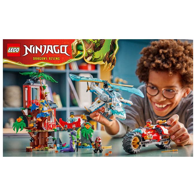 Lego, Battaglia alla Casa sull'Albero con Veicolo Ninja, Set Ninjago 71857