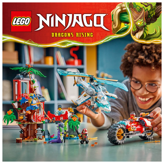 Lego, Battaglia alla Casa sull'Albero con Veicolo Ninja, Set Ninjago 71857