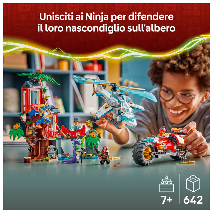 Lego, Battaglia alla Casa sull'Albero con Veicolo Ninja, Set Ninjago 71857