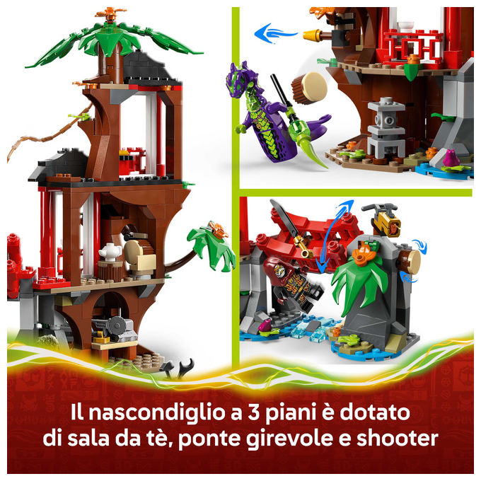 Lego, Battaglia alla Casa sull'Albero con Veicolo Ninja, Set Ninjago 71857