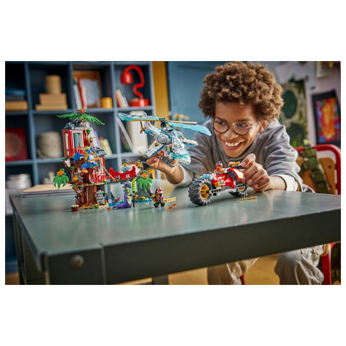 Lego, Battaglia alla Casa sull'Albero con Veicolo Ninja, Set Ninjago 71857