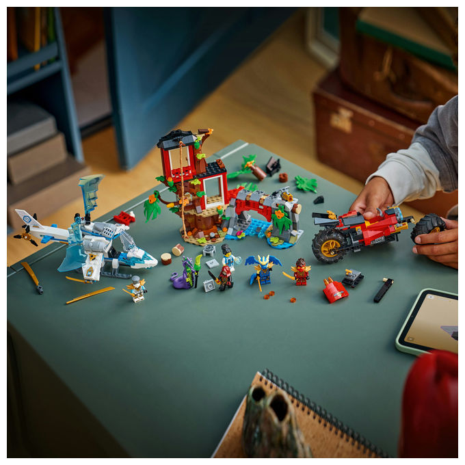 Lego, Battaglia alla Casa sull'Albero con Veicolo Ninja, Set Ninjago 71857