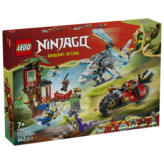 Lego, Battaglia alla Casa sull'Albero con Veicolo Ninja, Set Ninjago 71857
