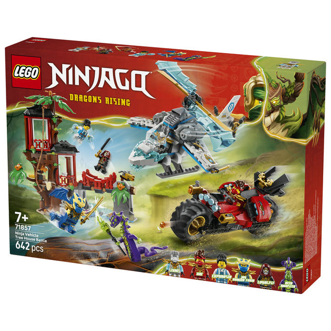 Lego, Battaglia alla Casa sull'Albero con Veicolo Ninja, Set Ninjago 71857