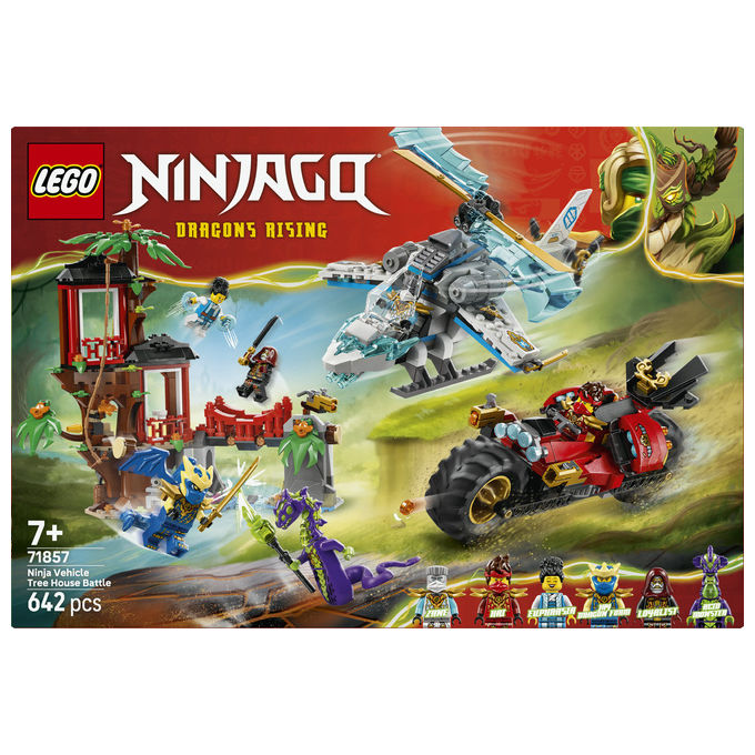 Lego, Battaglia alla Casa sull'Albero con Veicolo Ninja, Set Ninjago 71857