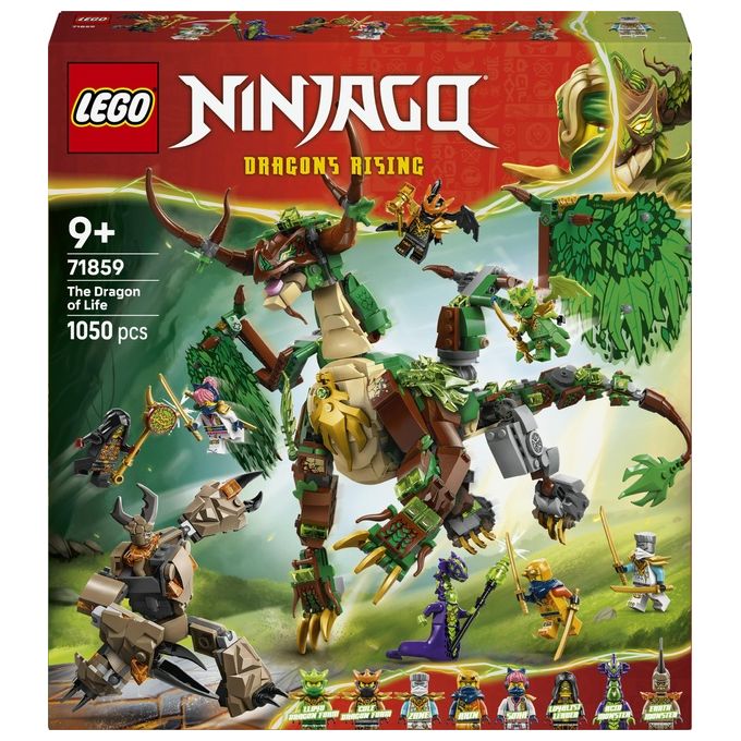LEGO, Drago della Vita Ninjago, 1050 Pezzi, Set Costruzioni 71859