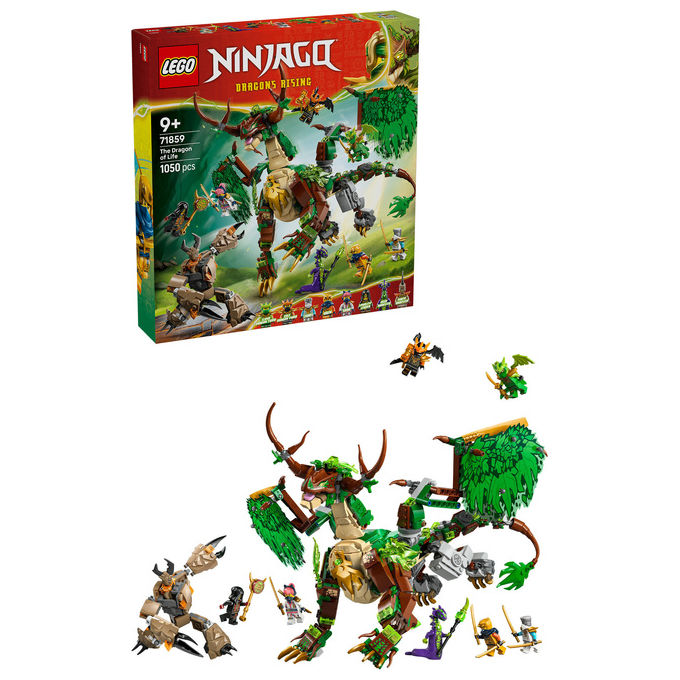 LEGO, Drago della Vita Ninjago, 1050 Pezzi, Set Costruzioni 71859