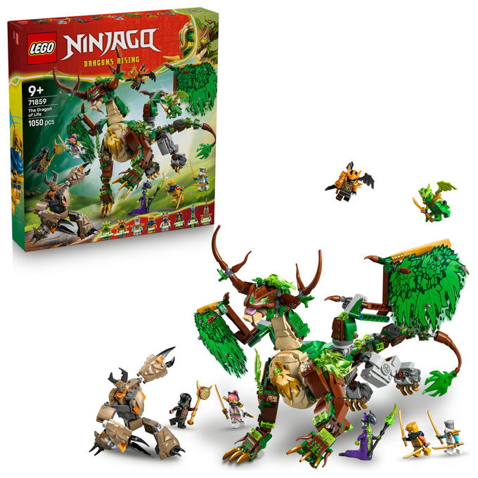 LEGO, Drago della Vita Ninjago, 1050 Pezzi, Set Costruzioni 71859