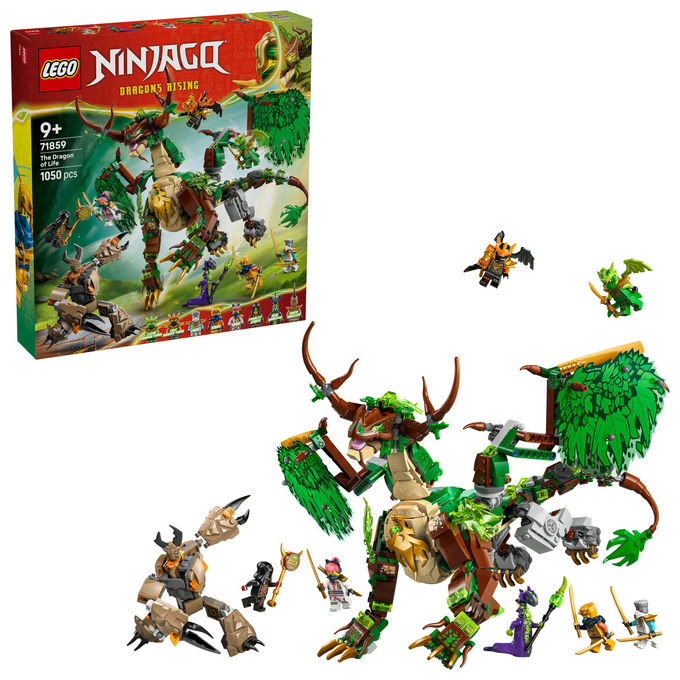 LEGO, Drago della Vita Ninjago, 1050 Pezzi, Set Costruzioni 71859