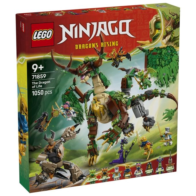 LEGO, Drago della Vita Ninjago, 1050 Pezzi, Set Costruzioni 71859