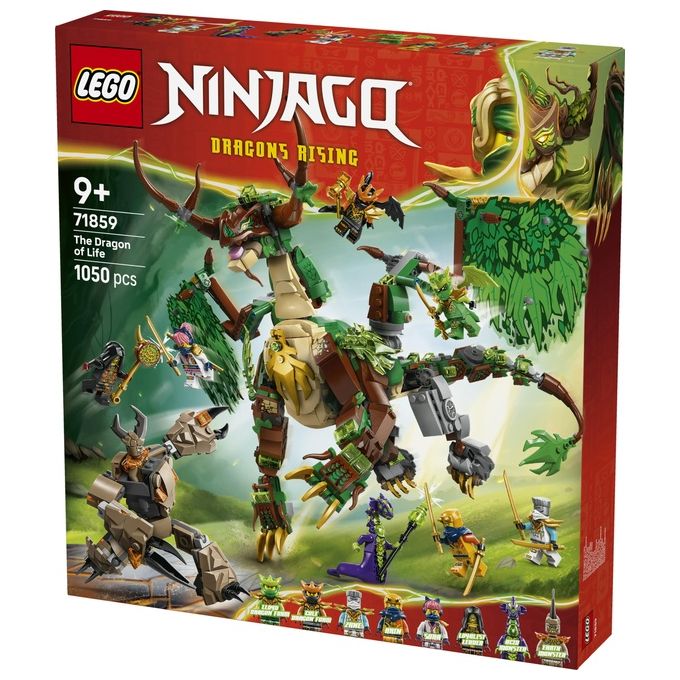 LEGO, Drago della Vita Ninjago, 1050 Pezzi, Set Costruzioni 71859
