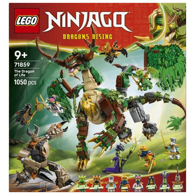 LEGO, Drago della Vita Ninjago, 1050 Pezzi, Set Costruzioni 71859