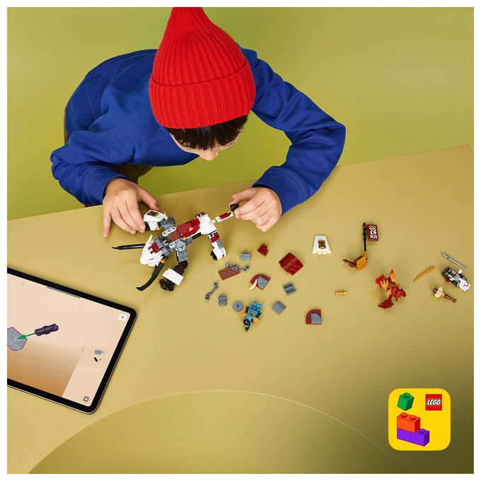Lego 71863 NINJAGO Zilvar e Grimtak la Bestia Drago Set da costruzione 232 pezzi 3 Minifigure per bambini da 7 anni