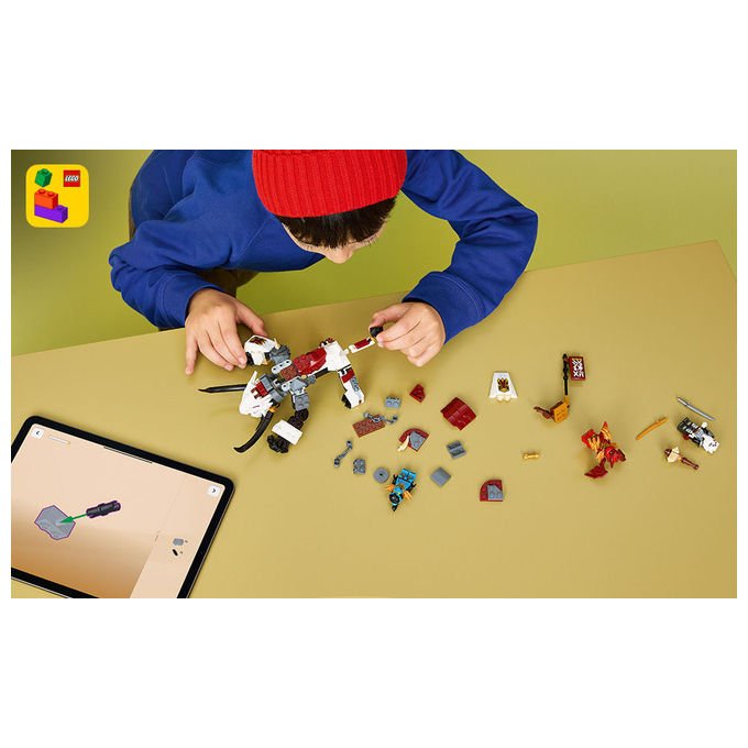 Lego 71863 NINJAGO Zilvar e Grimtak la Bestia Drago Set da costruzione 232 pezzi 3 Minifigure per bambini da 7 anni