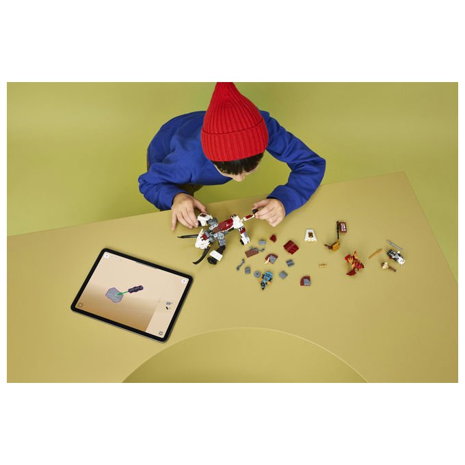 Lego 71863 NINJAGO Zilvar e Grimtak la Bestia Drago Set da costruzione 232 pezzi 3 Minifigure per bambini da 7 anni
