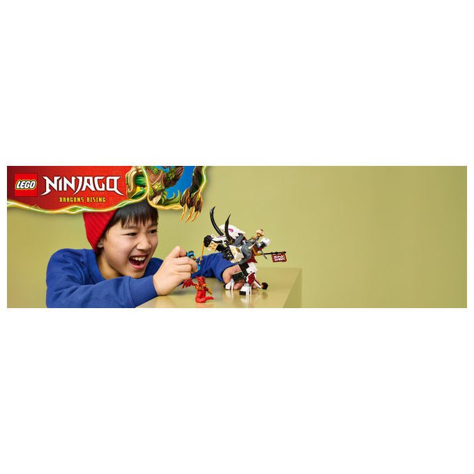 Lego 71863 NINJAGO Zilvar e Grimtak la Bestia Drago Set da costruzione 232 pezzi 3 Minifigure per bambini da 7 anni