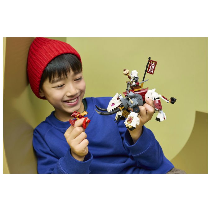 Lego 71863 NINJAGO Zilvar e Grimtak la Bestia Drago Set da costruzione 232 pezzi 3 Minifigure per bambini da 7 anni