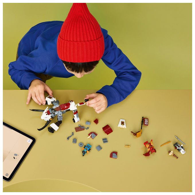 Lego 71863 NINJAGO Zilvar e Grimtak la Bestia Drago Set da costruzione 232 pezzi 3 Minifigure per bambini da 7 anni