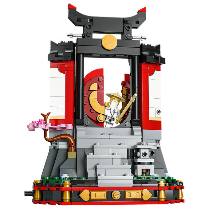 Lego 71866 Ninjago Display Personaggi Ninja 15° Anniversario Monastero Ninja Set da Costruzione 447 Pezzi 8 Minifigure