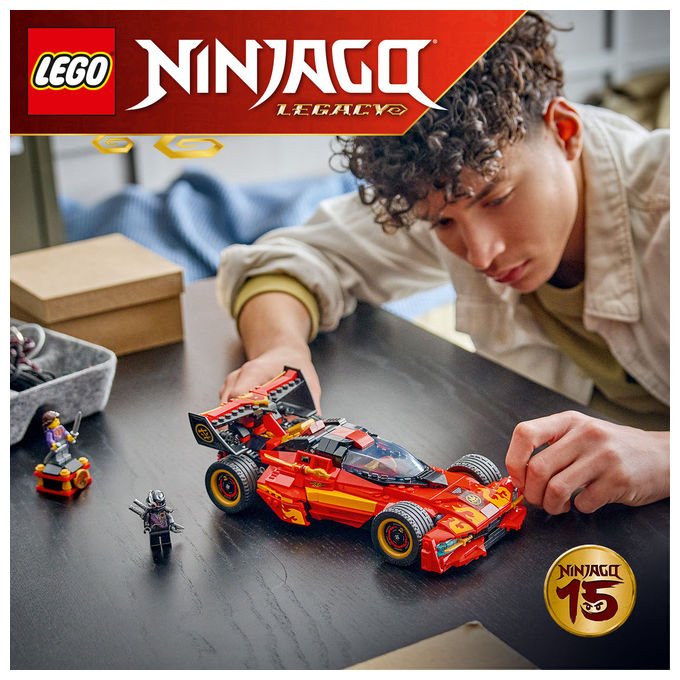 Lego 71867 NINJAGO Super-Bolide Ninja X-1 15° Anniversario Set Costruzioni 2in1 con Moto 691 Pezzi 3 Minifigure da 14 anni