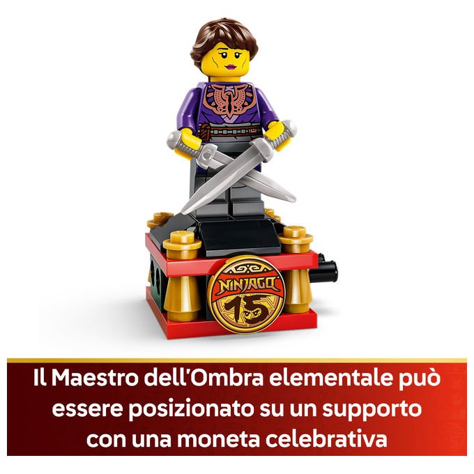 Lego 71867 NINJAGO Super-Bolide Ninja X-1 15° Anniversario Set Costruzioni 2in1 con Moto 691 Pezzi 3 Minifigure da 14 anni