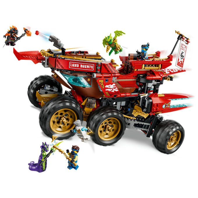 Lego NINJAGO 71869 Bounty di Terra Camion Giocattolo 3 in 1 per Bambini da 9 Anni con 6 Minifigure